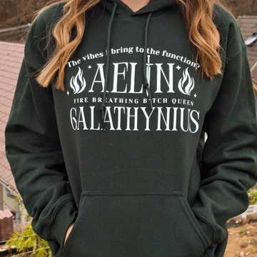 Aelin Galathynius kapucnis pulcsi