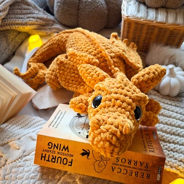 Horgolt Sárkány plüss - Andarna