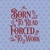 Born to Read minta