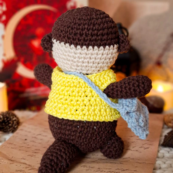 Horgolt Hírvivő Vidra plüss